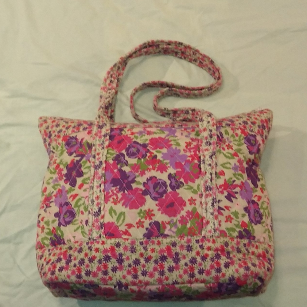 NOT Vera Bradley Flower Print Fabric Shoulder Bag